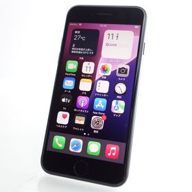 【SIMフリー】iPhoneSE3 64GB ミッドナイト 電池100％ 利用制限保証