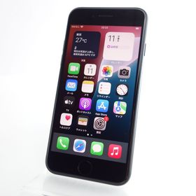 【SIMフリー】iPhoneSE3 64GB ミッドナイト 電池100％ 利用制限保証