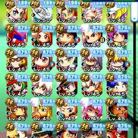 引退垢 SR.PSR＋5 150体以上 | パワプロアプリのアカウントデータ、RMTの販売・買取一覧