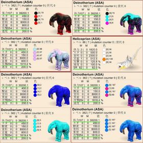🎨 デイノテリウム全11カラー✨ 即納OK／高レベル・高ステ個体も多数出品中！ | ARK Survival Evolvedのアカウントデータ、RMTの販売・買取一覧