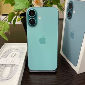 新品同様 iPhone 16 ティール 128GB 国内版 SIMフリー 送料無料