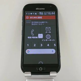 らくらくスマートフォン me F-01L ドコモ ブラック 送料無料 本体 c13941 【中古】