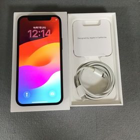 美品 国内版 SIMフリー iPhone12 mini 128GB ブラック色
