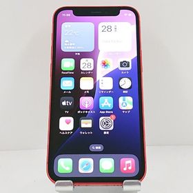iPhone12 mini 64GB SIMフリー レッド c11926