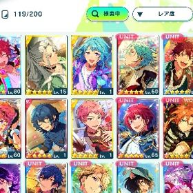 Knights中心 引退垢 ☆5 119種161枚 | あんスタ(あんさんぶるスターズ！！Basic)のアカウントデータ、RMTの販売・買取一覧