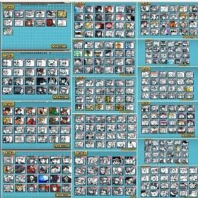 ✨[14.5更新済]全キャラを解放しました+猫缶5万個🚀最安値 即対応 | にゃんこ大戦争のアカウントデータ、RMTの販売・買取一覧