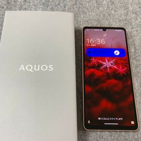 美品 SIMフリー AQUOS sense6 SH-M19 128GB ライトカッパー色