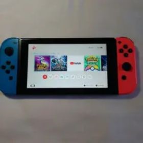 ニンテンドースイッチ。HAC-001。通電のみ確認。付属品無し。ジャンク品。