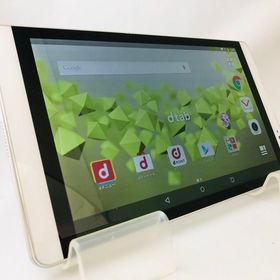 SIMロック解除済！4041012D【美品】dtab Compact/d-02H(シルバー)