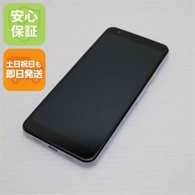 安心保証 超美品 Google Pixel 3a パープリッシュ 本体 白ロム