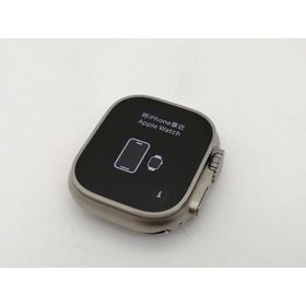 【中古】Apple Apple Watch Ultra2 49mm Cellular ブラックチタニウムケース/ダークグリーンアルパインループ M 海外版【なんば】保証期間１ヶ月【ランクA】
