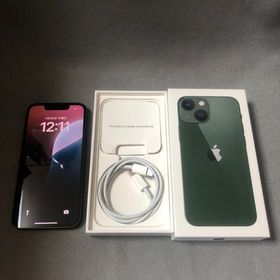 美品 Appleストア版 SIMフリー iPhone13 mini 128GB グリーン色