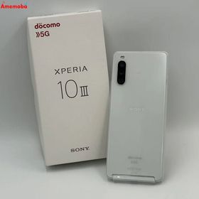 Xperia 10 III 128GB ホワイト SO-52B docomo版SIMフリー 美品