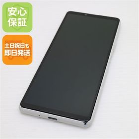 安心保証 美品 Xperia 10 III SOG04 ホワイト 白ロム