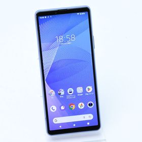 【新品同様】SIMフリー au Xperia 10 III SOG04 ブルー