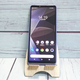 au Xperia 10 III SOG04 ブルー SONY 美品 066