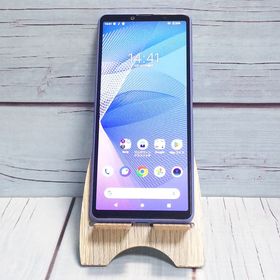 au Xperia 10 III SOG04 ブルー SONY 美品 743