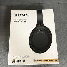 SONY ワイヤレスノイズキャンセリングステレオヘッドセット ブラック WH-1000XM4
