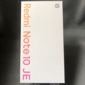 新品未使用 SIMフリー XiaomiRedmi Note 10 JE XIG02 64GB ROM