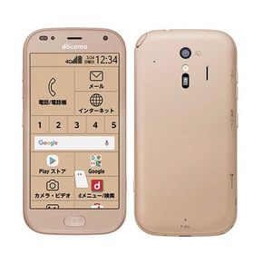 【中古】 F-01L らくらくスマートフォンme ゴールド f01lgl7mtm