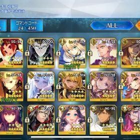 FGO引退 ジャンヌオルタ/クーフーリンオルタ/マーリン他