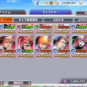 引退垢 | ブレソル(ブリーチ ブレイブソウル)のアカウントデータ、RMTの販売・買取一覧