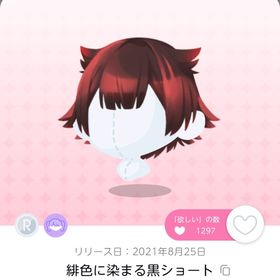 緋色に染まる黒ショート | ポケコロツイン(ポケツイ)のアイテム、RMTの販売・買取一覧