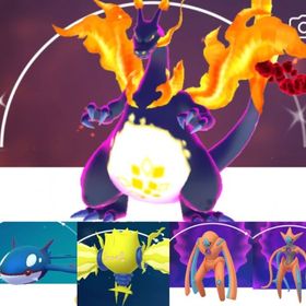 5953【PTC】色違いキョダイマックスリザードン、デオキシス9匹 他 | ポケモンGOのアカウントデータ、RMTの販売・買取一覧