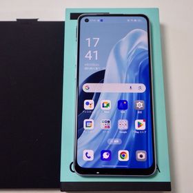 SIMフリー UQ OPPO Reno7 A 128GB ブルー 送料無料 OPG04