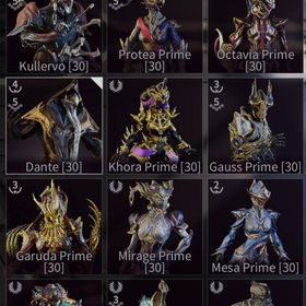 引退するのでアカウント売ります | Warframeのアカウントデータ、RMTの販売・買取一覧