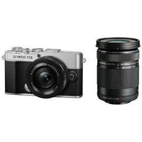 【エントリーで最大全額ポイント還元｜12/11まで】 OLYMPUS｜オリンパス OLYMPUS PEN E-P7 EZダブルズームキット ミラーレス一眼カメラ シルバー [ズームレンズ+ズームレンズ]