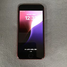 美品中古 国内版 SIMフリー iPhoneSE 第2世代 128GB レッド色