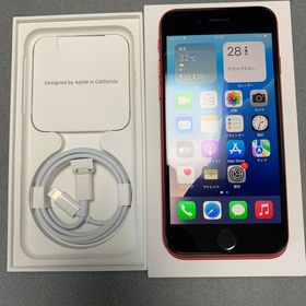 超美品 国内版 SIMフリー iPhoneSE (第二世代） 64GB 赤色