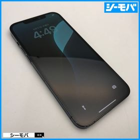 3589 中古 iPhone12 Pro Max 128GB A2410 ブルー バッテリー100％