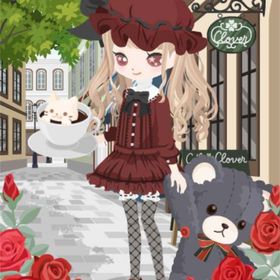 ふりふりドーリーワンピ＆ハット 深紅 2点セット | ニコッとタウン(ニコタ)のアカウントデータ、RMTの販売・買取一覧