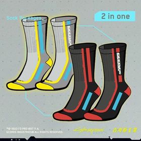 GCORES Industries×サイバーパンク2077 ソックス 2足セット