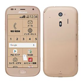 【中古】 docomo F-01L ゴールド【安心保証】 docomo 状態A 32GB