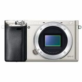 【中古】(良い)SONY ミラーレス一眼 α6000 ボディ シルバー ILCE-6000 S