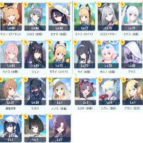 ブルアカ引退垢 最新キャラ所持 とあるコラボ２名希少垢 石1000↑ | ブルアカ(ブルーアーカイブ)のアカウントデータ、RMTの販売・買取一覧