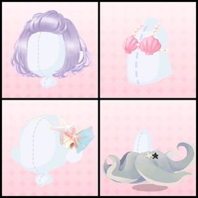 人魚姫と海賊王女 4点セット | ポケコロツイン(ポケツイ)のアカウントデータ、RMTの販売・買取一覧