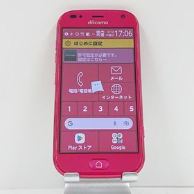 らくらくスマートフォン me F-01L ドコモ ピンク c13947