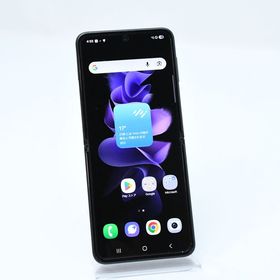 【電池良好】SIMフリー au Galaxy Z Flip3 5G SCG12 ファントムブラック