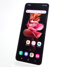 【SIMフリー】Galaxy Z Flip3 5G SCG12 クリーム 利用制限〇 au版