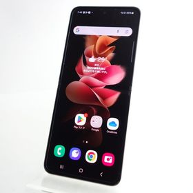 【SIMフリー】Galaxy Z Flip3 5G SCG12 クリーム 利用制限〇 au版