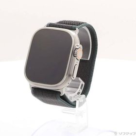 〔中古〕Apple(アップル) Apple Watch Ultra 2 GPS + Cellular 49mm チタニウムケース ブルー／ブラックトレイルループ〔269-ud〕