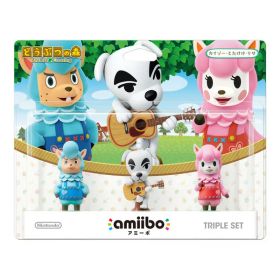 【即納 新品】amiibo トリプルセット[カイゾー／とたけけ／リサ]（どうぶつの森シリーズ）
