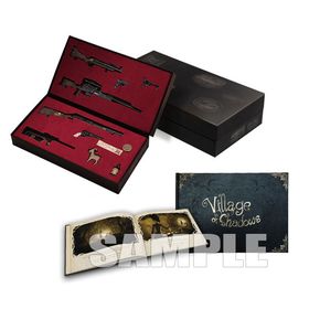 バイオハザード ヴィレッジ オリジナルグッズセット 1/6「Equipment Miniatures」＆アートブック「Village of Shadows」