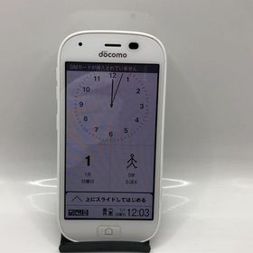 【Simフリー】らくらくスマートフォン４ F-04J ホワイト 送料無料