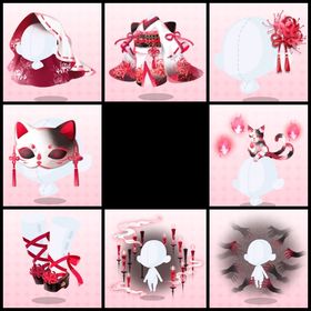 灯火消ゆる猫又屋敷ノ百物語 8点セット | ポケコロツイン(ポケツイ)のアカウントデータ、RMTの販売・買取一覧