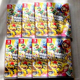 Switch スーパー マリオパーティ ジャンボリー シュリンク付き 8枚セット(家庭用ゲームソフト)